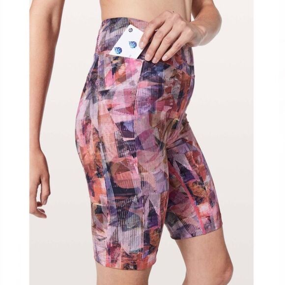 Lululemon On Pace Short 10" Sun Dazed Multi Pink - Picture 4 of 16